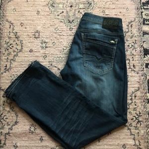 Dark wash jean by buffalo David bitton w34 L34